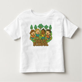 Camiseta Crianças Felizes Correndo
