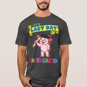 Camiseta Crianças Felizes No Último Dia Do Jardim De Infânc