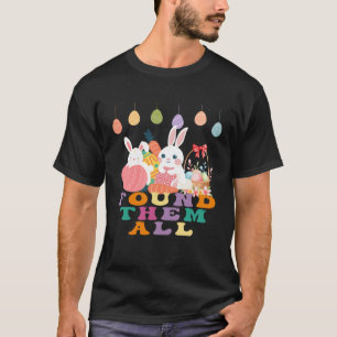 Camiseta Crianças Felz pascoa Coelho Coelho Cotoso Coelho C