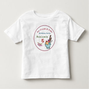 Camiseta Crianças Festa de aniversário Divertidas