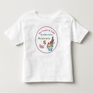 Camiseta Crianças Festa de aniversário Divertidas