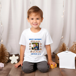 Camiseta Crianças Festas Animais Tema Foto Personalizada An