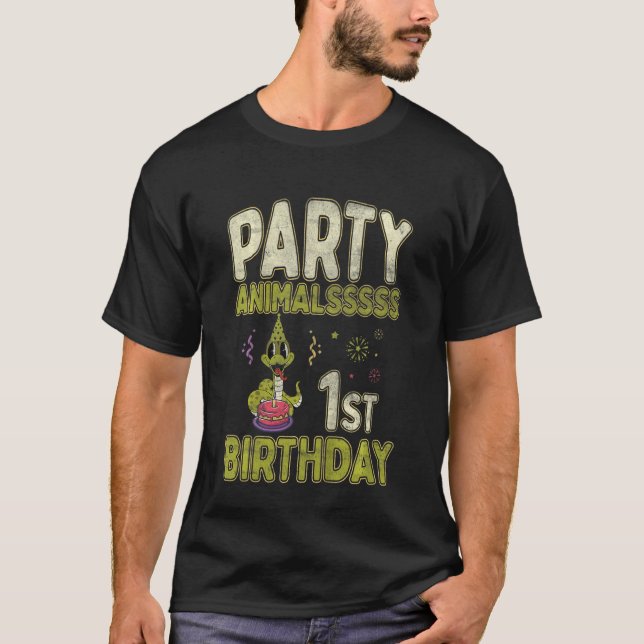 Camiseta Crianças Festas Cobra Phyton Boa (Frente)