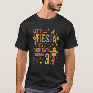 Camiseta Crianças Fiesta Este Muchachito Está Virando 3 Mex