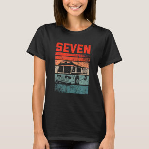 Camiseta Crianças: Fogo Bombeiro 7 de Aniversário de 7 Anos