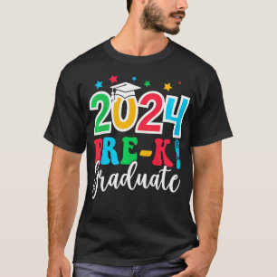 Camiseta Crianças formando pré-K 2024 Licença de graduação 