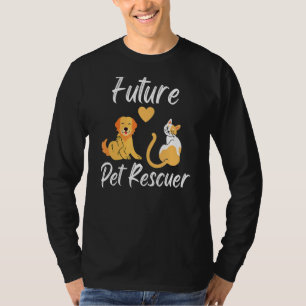 Camiseta Crianças Futuras Crianças De Proteção De Animais D