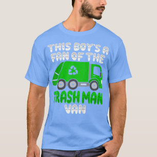 Camiseta Crianças Garbage Truck Boy Design para Criança