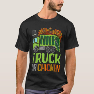 Camiseta Crianças Garbage Truck Turkeys Toddler Bebê Obriga
