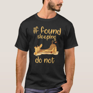 Camiseta Crianças Girafa Pajama Pijamas Meninas Pjs Não Dis