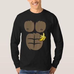 Camiseta Crianças Gorilla Chest Belly Mackey Ape Muscle Gor