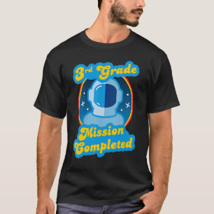 Camiseta Crianças Graduação Do 3º Ano No Dia Da Escola Astr