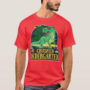 Camiseta Crianças Graduação no Jardim de Infância, Eu Esmag