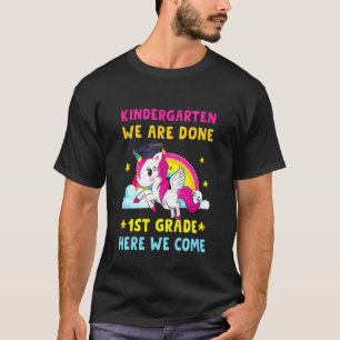 Camiseta Crianças Graduação no Jardim de Infância Mágica Un