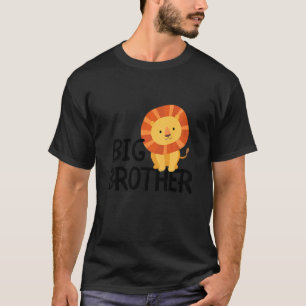 Camiseta Crianças Grande Irmão Cute Lion Animal Melhor Que 