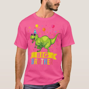 Camiseta Crianças Grande Irmão T re Dinossauro