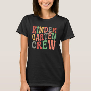 Camiseta Crianças Groovy Infanderjarten Tripulação Infantil