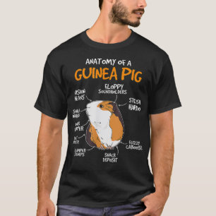 Camiseta Crianças Guiné Porco Dão Coisas De Caveira Anat