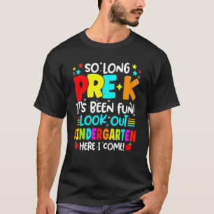 Camiseta Crianças Há Tão Tempo Pré-Jardim Secundário Aqui F