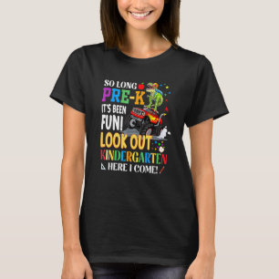 Camiseta Crianças Há Tão Tempo Pré-K Aqui Eu Venho Monstro