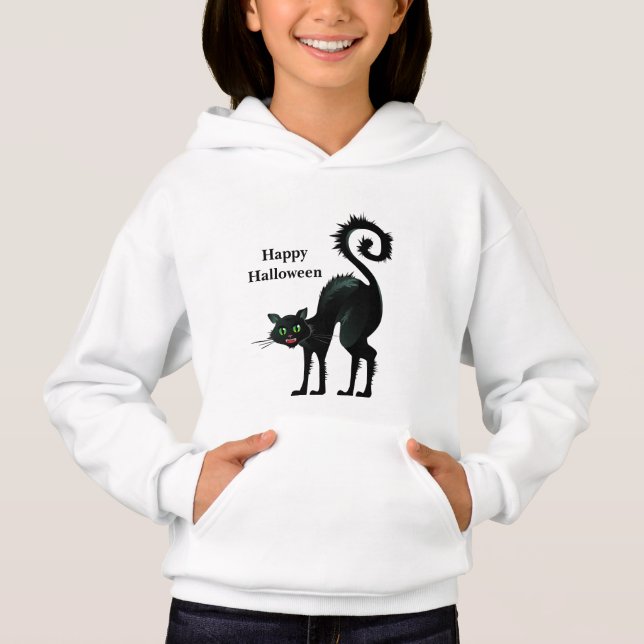 Camiseta Crianças Halloween Hoodie (Frente)