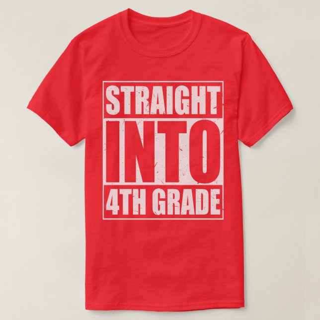 Camiseta Crianças Heteros No Quarto Ano De Volta À Diversão (Frente do Design)