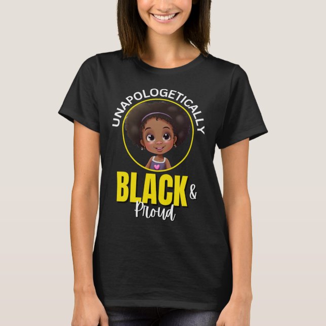 Camiseta Crianças História Negra Menino Orgulho Melanin Gar (Frente)
