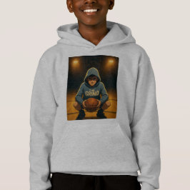Camiseta Crianças Hoodie De Basquete - Grind