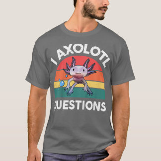Camiseta Crianças I Aolotl Perguntas "Cute Aolotl Youth Tod