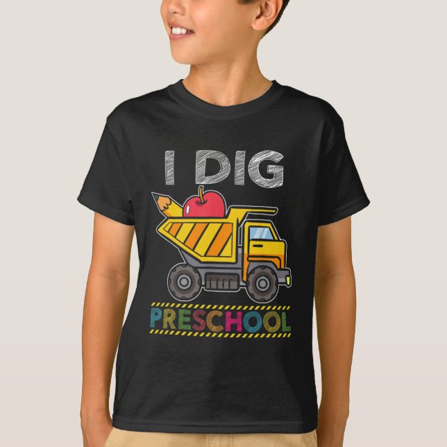 Camiseta Crianças I DIG Pré-Escolar Professora da Escola de (Frente)