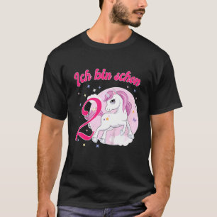 Camiseta Crianças Ich Caixa Schon Zwei segundo Geburtstag 2