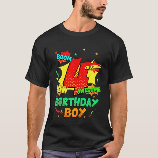 Camiseta Crianças Impressionantes Desde 2018 Estilo de BD 4 (Frente)
