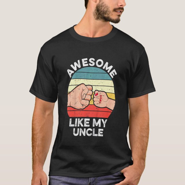 Camiseta Crianças Incríveis Como Meu Tio Niece Matando (Frente)