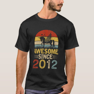 Camiseta Crianças Incríveis Desde 2012, 10 Anos Antiga Un