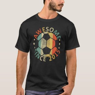 Camiseta Crianças Incríveis Desde 2015 Jogador De Futebol D