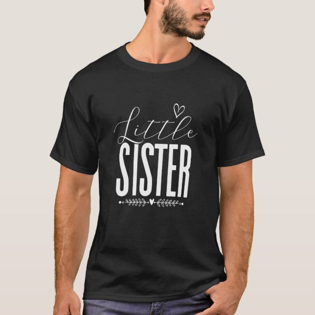 Camiseta Crianças Irmã Irmã Irmã Irmã Irmã Sis Amor Família (Frente)