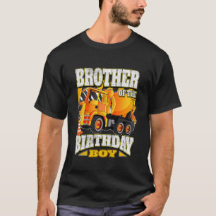 Camiseta Crianças Irmão Do Misturador De Concretos De Anive