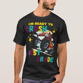 Camiseta Crianças Ix27m Prontas Para Esmagar Truque Monstro
