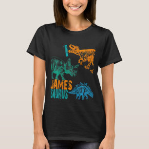 Camiseta Crianças James Saurus primeiro aniversario Boys Re