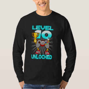 Camiseta Crianças JOGADOR 10º Décimo ANIVERSÁRIO Festa NÍVE