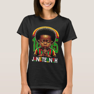 Camiseta Crianças Juneteenth Príncipe 1865 Mês da História