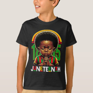 Camiseta Crianças Juneteenth Príncipe 1865 Mês da História