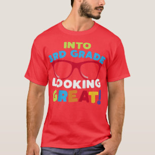 Camiseta Crianças Legal do terceiro ano de volta à escola p