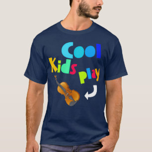 Camiseta Crianças legal Jogam Violino Violino