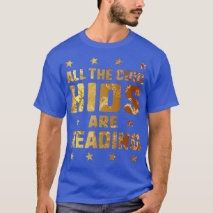 Camiseta Crianças Lendo Livros de Ouros Lover Meninas Bookw