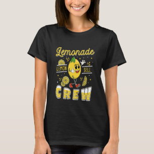 Camiseta Crianças Limonada Tripulação Vende Lemonade Stand