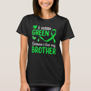 Camiseta Crianças Linfas Correspondendo Eu Visto Verde Para