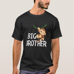 Camiseta Crianças, Macaco-Macaco-Grande Irmão Melhor Do Mun