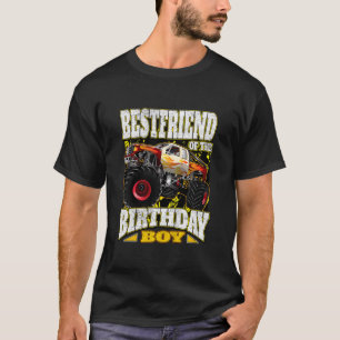 Camiseta Crianças Mais Amadas Do Caminhão Do Monstro Do Ani
