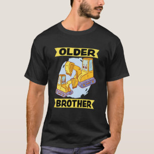 Camiseta Crianças Mais Velhas Irmão 2023 Digger Excavator D